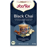 YOGI TEA, Black Chai,Bio Gewürz- und Kräutertee Filterbeutel