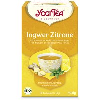 YOGI TEA Ingwer Zitrone Bio Filterbeutel - 17X1.8g - Heilkräutertees