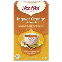YOGI TEA Ingwer Orange mit Vanille Bio Filterbeut. - 17X1.8g