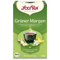 YOGI TEA Grüner Morgen Bio Filterbeutel - 17X1.8g