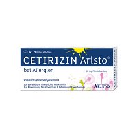 CETIRIZIN Aristo bei Allergien 10 mg Filmtabletten - 20Stk