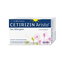 CETIRIZIN Aristo bei Allergien 10 mg Filmtabletten - 100Stk