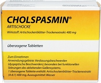 CHOLSPASMIN Artischocke überzogene Tabletten - 100Stk