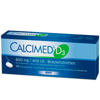 CALCIMED D3 600 mg/400 I.E. Brausetabletten - 40Stk - Calcium & Vitamin D3