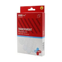 PFLASTER transparent wasserfest 4 Größen - 50Stk - Pflaster sortiert