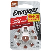 ENERGIZER Hörgerätebatterie 312 - 8Stk