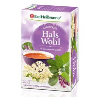BAD HEILBRUNNER Kräutertee Hals Wohl Filterbeutel - 20X2.0g