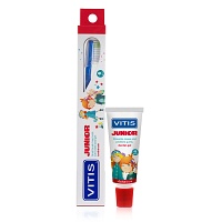 VITIS Junior Zahnbürste+15 ml Zahnpasta - 1Stk