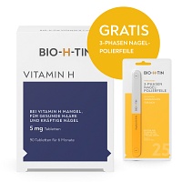 BIO-H-TIN Vitamin H 5 mg für 6 Monate Tabletten - 90Stk - Haut, Haare & Nägel