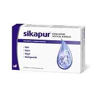 SIKAPUR Kieselsäure Softgel-Kapseln mit Biotin - 30Stk - Haut, Haare & Nägel