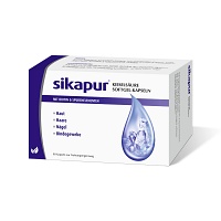 SIKAPUR Kieselsäure Softgel-Kapseln mit Biotin - 90Stk - Haut, Haare & Nägel