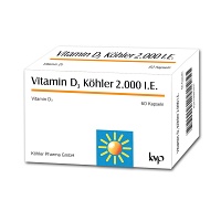 VITAMIN D3 KÖHLER 2.000 I.E. Kapseln - 60Stk - Calcium & Vitamin D3