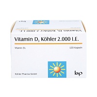 VITAMIN D3 KÖHLER 2.000 I.E. Kapseln - 120Stk - Calcium & Vitamin D3