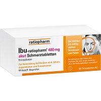 IBU-RATIOPHARM 400 mg akut Schmerztbl.Filmtabl. - 50Stk - Schmerzen