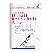 BECK Verlag Unfall Krankheit Alter Broschüre - 1Stk