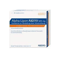 ALPHA LIPON Aristo 600 mg Konz.z.Herst.e.Inf.-Lsg. - 5X24ml