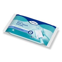 TENA WET Wash Glove parfümiert 15x23 cm blau - 8Stk - Weitere Produkte von Tena