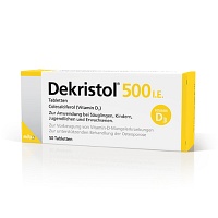 DEKRISTOL 500 I.E. Tabletten - 50Stk - Nerven, Muskeln & Gelenke