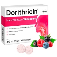 DORITHRICIN Halstabletten Waldbeere - 40Stk - Halsschmerzen