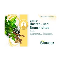 SIDROGA Husten- und Bronchialtee Filterbeutel - 20X2.0g - Erkältung