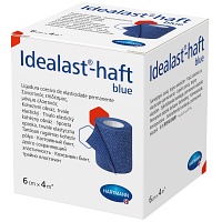 IDEALAST-haft color Binde 6 cmx4 m blau - 1Stk