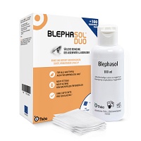 BLEPHASOL Duo 100 ml Lotion+100 Reinigungspads - 1Packungen