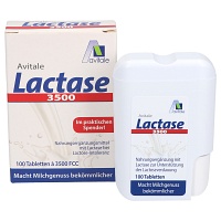 LACTASE 3.500 FCC Tabletten im Klickspender - 100Stk - Vegan