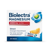 BIOLECTRA Magnesium 400 mg ultra Direct Orange - 20Stk - Micro-Pellets
