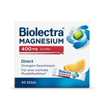 BIOLECTRA Magnesium 400 mg ultra Direct Orange - 40Stk - Micro-Pellets