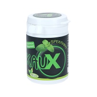KAUX Zahnpflegekaugummi Spearmint mit Xylitol - 40Stk - Zahnpflegebonbon/-kaugummi/-lutschtabletten