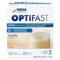 OPTIFAST home Drink Vanille Pulver - 8X55g - Abnehmen & Diät