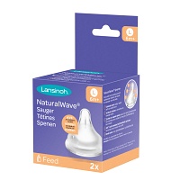 LANSINOH NaturalWave Sauger L - 2Stk