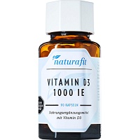 NATURAFIT Vitamin D3 1000 I.E. Kapseln - 90Stk