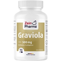 GRAVIOLA KAPSELN 500 mg/Kap.reines Blattpulv.Peru - 90Stk