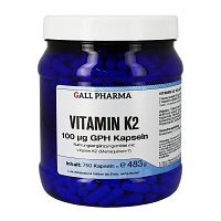 VITAMIN K2 100 µg GPH Kapseln - 750Stk