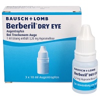 BERBERIL Dry Eye Augentropfen - 3X10ml - gereizte Augen