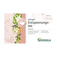 SIDROGA Wellness Entspannungstee Filterbeutel - 20X1.75g - Unruhe & Schlafstörungen