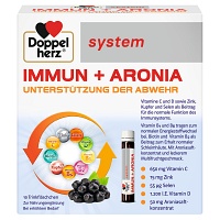 DOPPELHERZ Immun+Aronia system Ampullen - 10Stk - Doppelherz® System