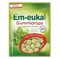 EM-EUKAL Gummidrops Eukalyptus-Menthol zuckerhalt. - 90g - Bonbons
