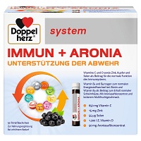 DOPPELHERZ Immun+Aronia system Ampullen - 30Stk - Mineralstoffe & Vitamine