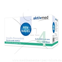 PEN-NADELN Universal 4 Kanülen 0,23x4 mm 32 G - 100Stk