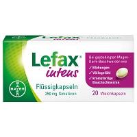 LEFAX intens Flüssigkapseln 250 mg Simeticon - 20Stk - Bauchschmerzen & Blähungen