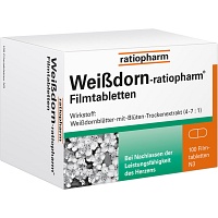 WEISSDORN-RATIOPHARM Filmtabletten - 100Stk