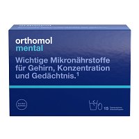 ORTHOMOL mental Granulat/Kapseln 15 Tage Kombip. - 1Packungen - Gehirn, Nerven & Energiestoffwechsel