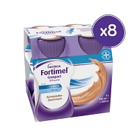 FORTIMEL Compact 2.4 kcal Schokoladengeschmack - 8X4X125ml - Trinknahrung & Sondennahrung