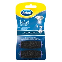 SCHOLL Velvet smooth Expr.Pedi Ersatzro.ex.stark - 2Stk - Hornhaut & Schrunden