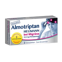 ALMOTRIPTAN Heumann bei Migräne 12,5 mg Filmtabl. - 2Stk - Kopfschmerzen & Migräne