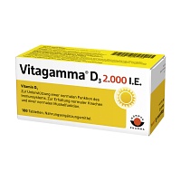 VITAGAMMA D3 2.000 I.E. Vitamin D3 NEM Tabletten - 100Stk - Abwehrkräfte