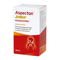 ASPECTON Junior Hustenstiller Isländisch Moos Saft - 100ml - Abwehr, Husten & Halsschmerzen