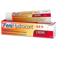 FENIHYDROCORT Creme 0,5% - 15g - Kortisonhaltige Salben zur äußerlichen Anwendung